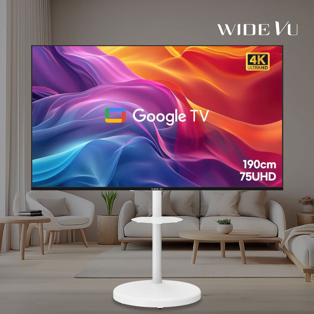 와이드뷰 와이드뷰 스마트 75인치 UHD 삼탠바이미 셋트