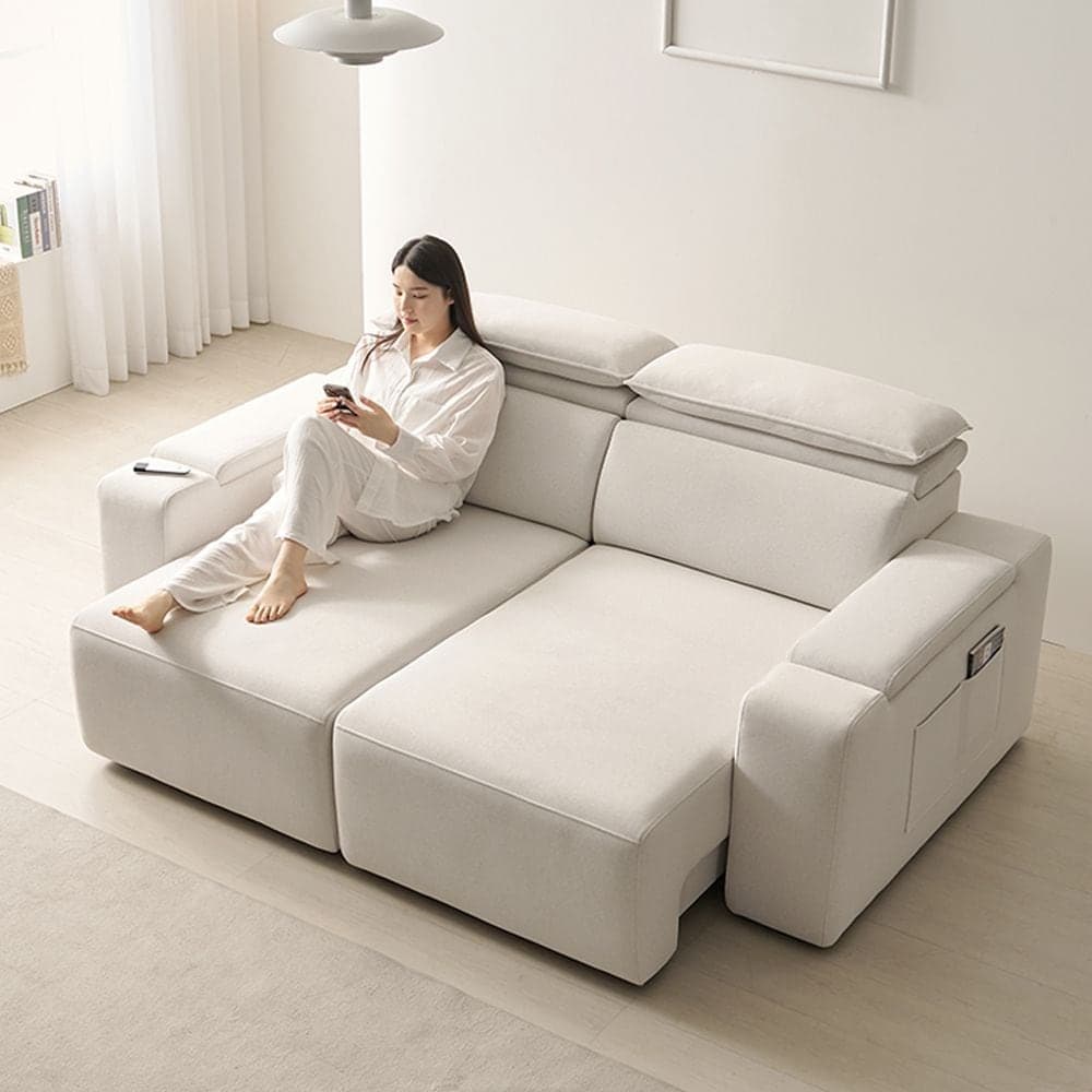 프린홈 RF 모션핏 무빙 슬라이드 리클라이너 3인 패브릭 소파 - 최저가 657,000원