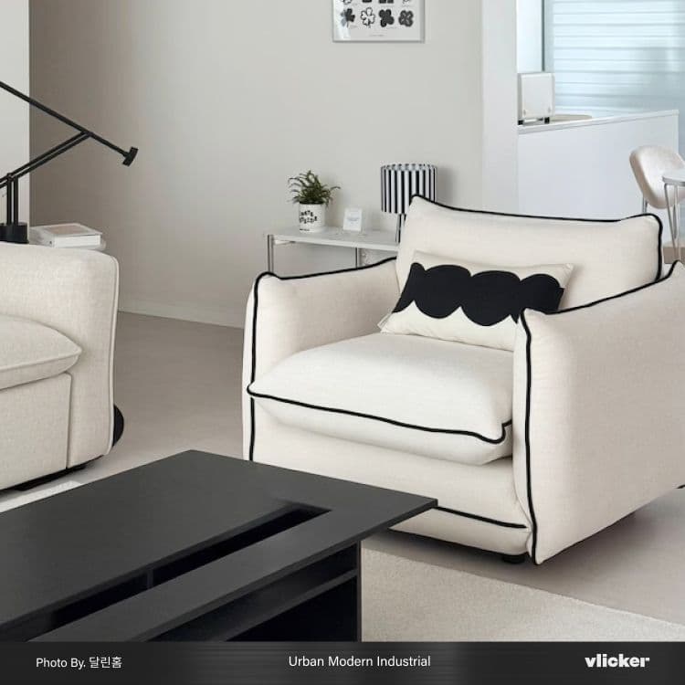 블리커 [오늘의집 단독] 피노 패브릭 빈백 1인 소파 - 최저가 298,000원
