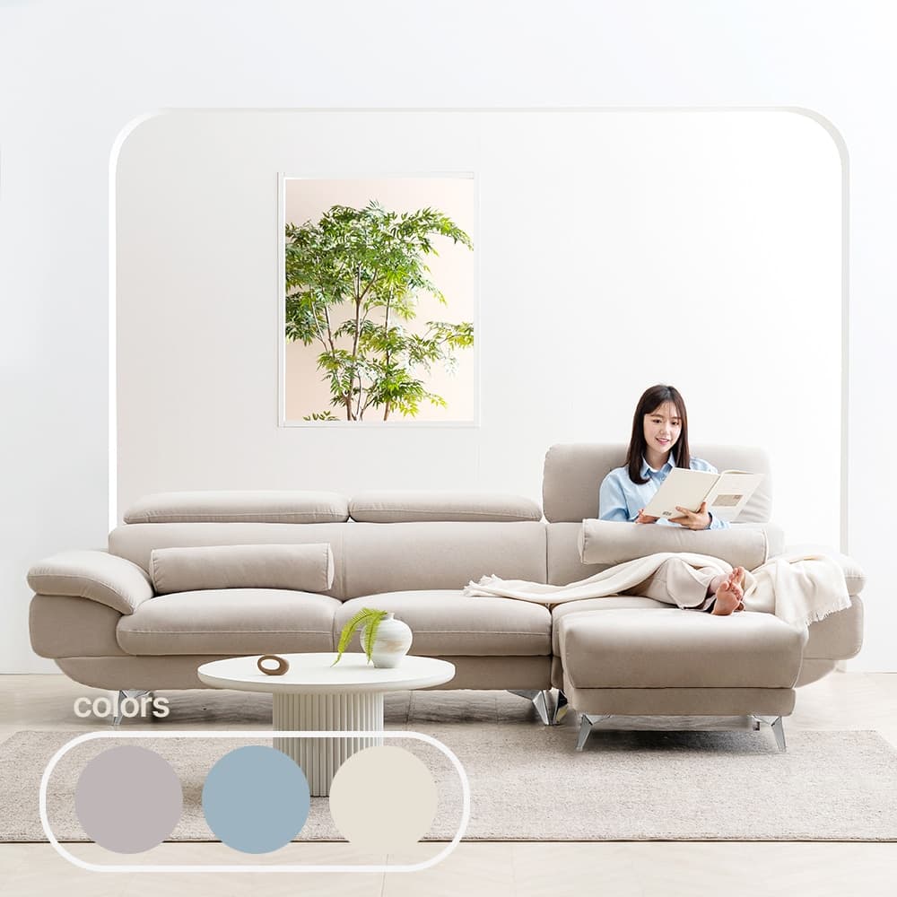 웰퍼니쳐 몬스터 타이보 4인용 아쿠아텍스 클린 패브릭 소파