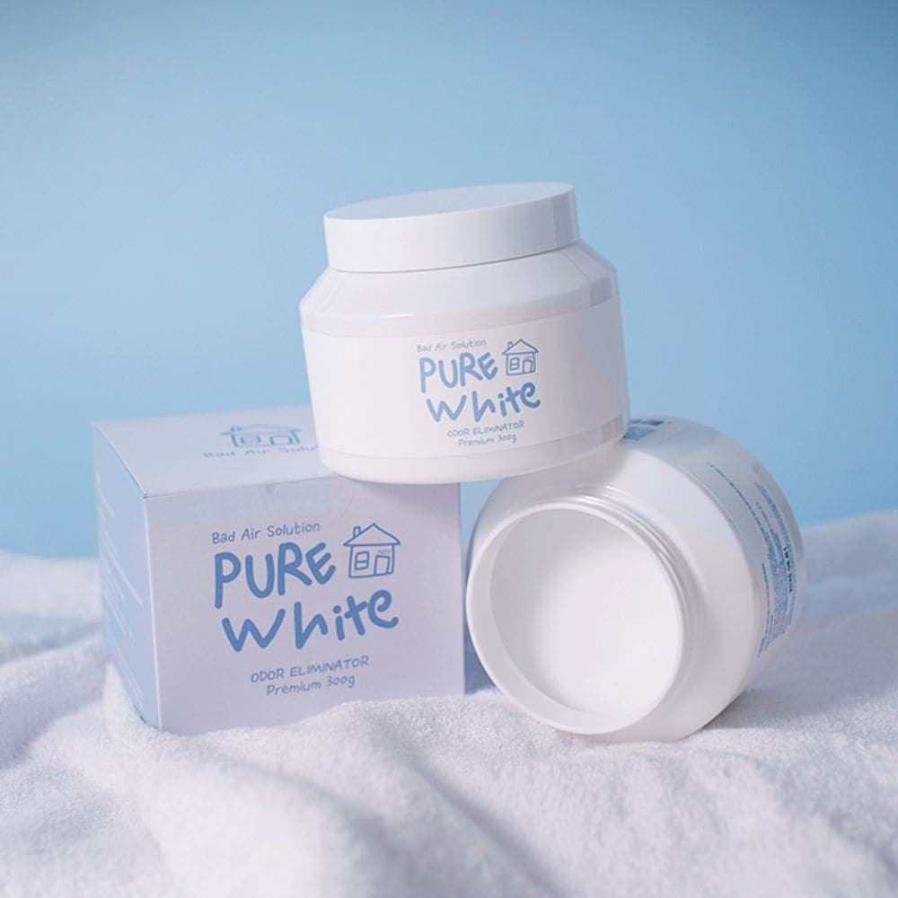 BAS 특대형 고체 탈취제 퓨어화이트 300g (3개월 지속)