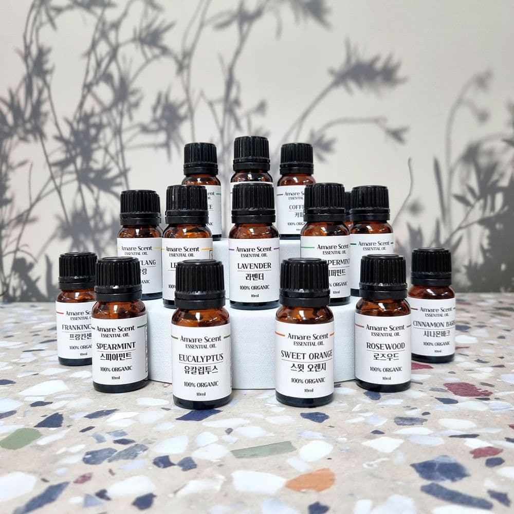 아마레센트 유기농 천연 아로마오일 에센셜오일 원액 10ml 숙면 수면 허브 테라피 양모볼오일