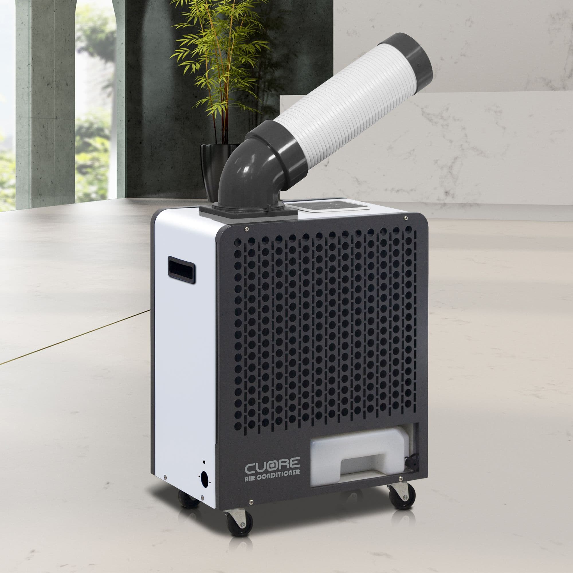 쿠오레 이동식에어컨 CIA-D500E 산업용 공장 업소 주방 식당 야외 미니 소형 - 최저가 328,000원