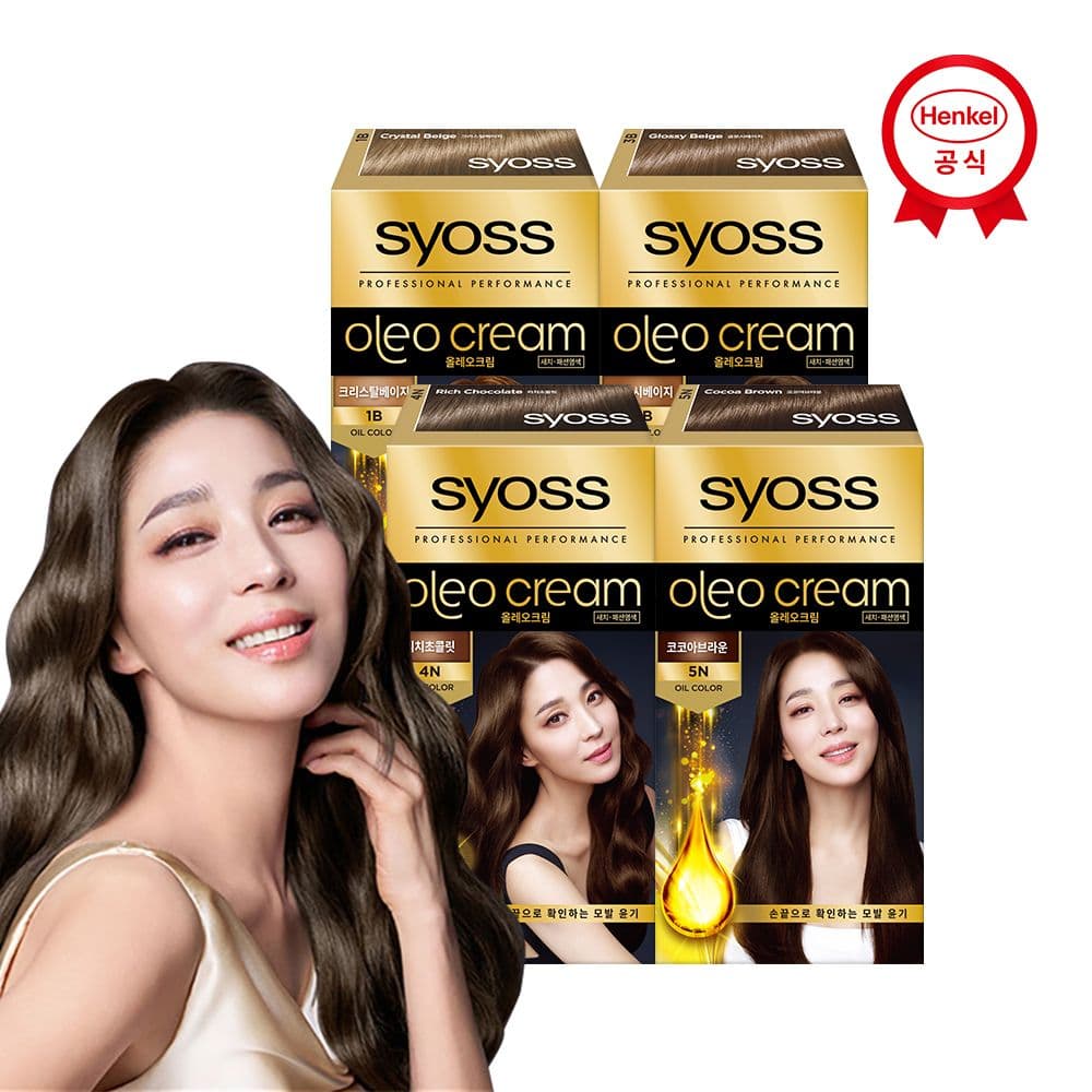 헨켈 사이오스 올레오 새치염색약(선택) x 4개