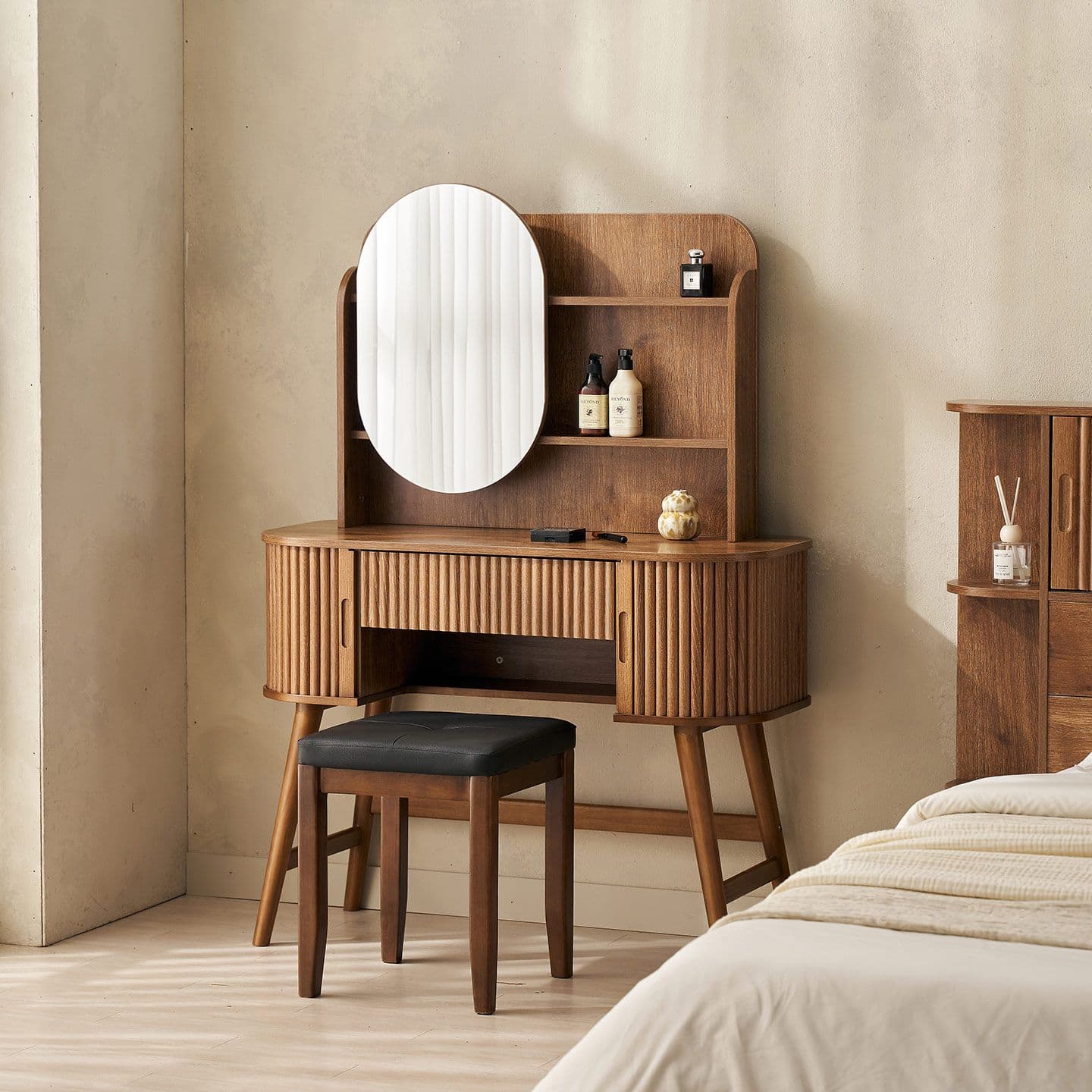 잉글랜더 SAF 베토벤 원목 템바보드 수납 화장대 1000 - 최저가 169,000원