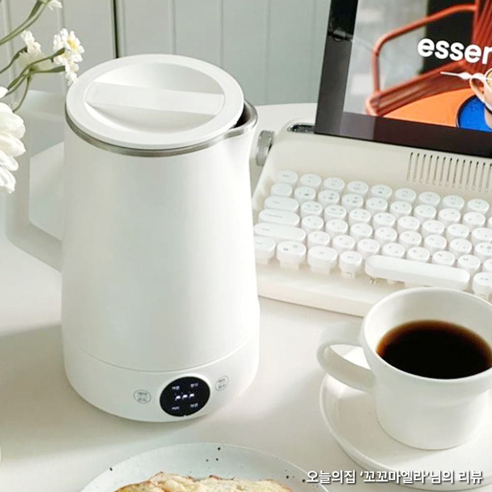 보아르 모노 전기포트 0.8L / 1.5L 온도조절 보온포트 보온 대용량
