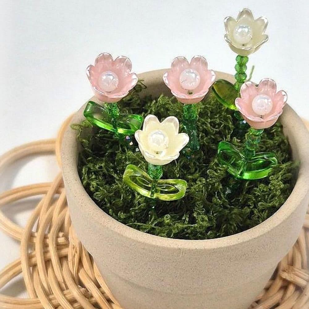 러키펀치 튤립 비즈 식물 DIY 키트 시즌2 식물비즈 비즈식물만들기 비즈화분 만들기세트 DIY키트