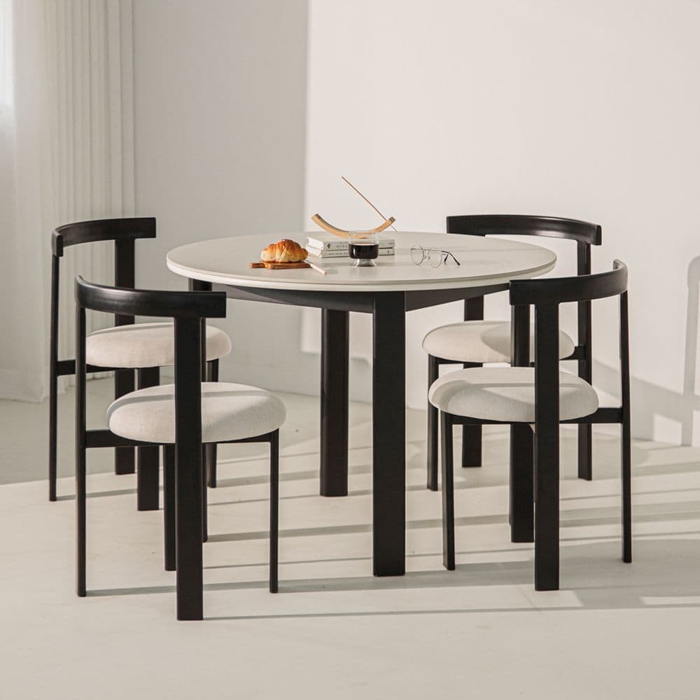 레트로하우스 레트로하우스 갈렛 원형 테이블 (기본/세라믹) 2type