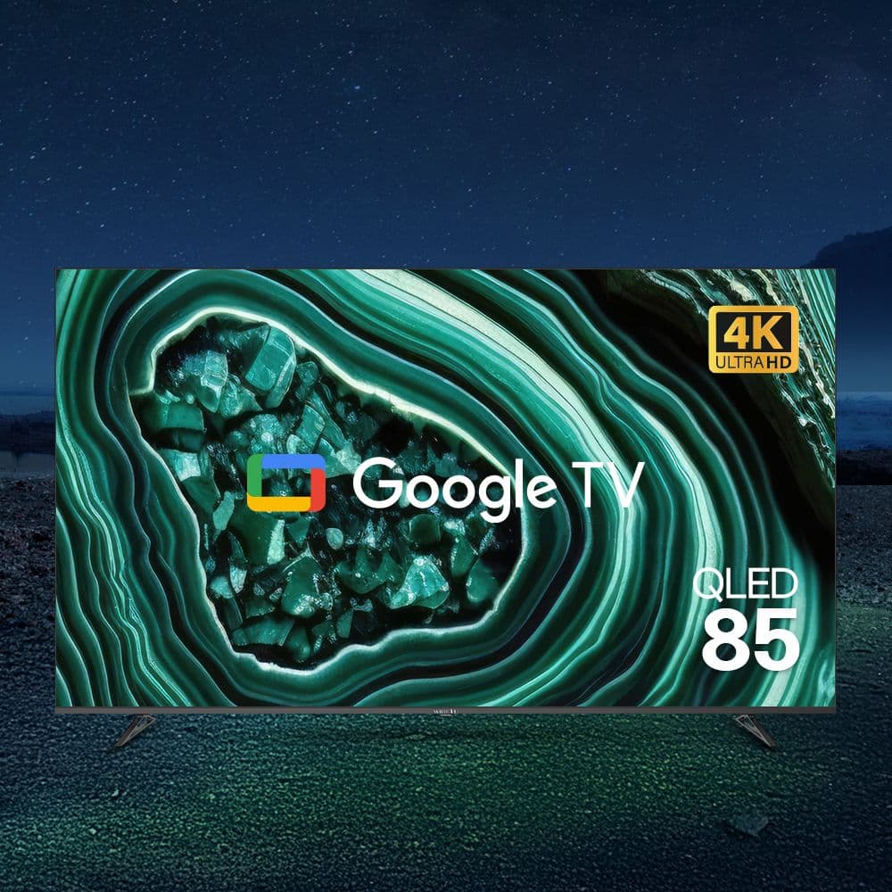 와이드뷰 와이드뷰 구글 스마트 QLED 215cm(85인치) 4K UHD TV 대형 티비 - 최저가 1,339,000원