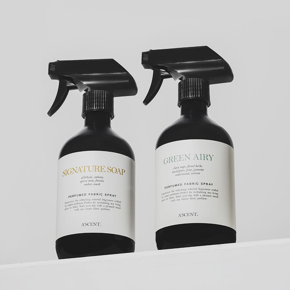 에이센트 섬유탈취제 500ml 탈취99% 정전기방지 그린에어리 섬유향수