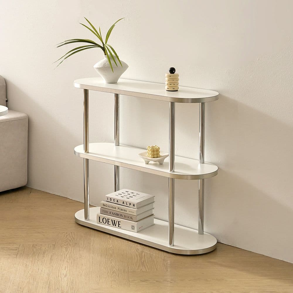 소담갤러리 멜란토 3단 선반 진열장 베란다 식물선반 팬트리 미드센츄리 - 최저가 85,405원