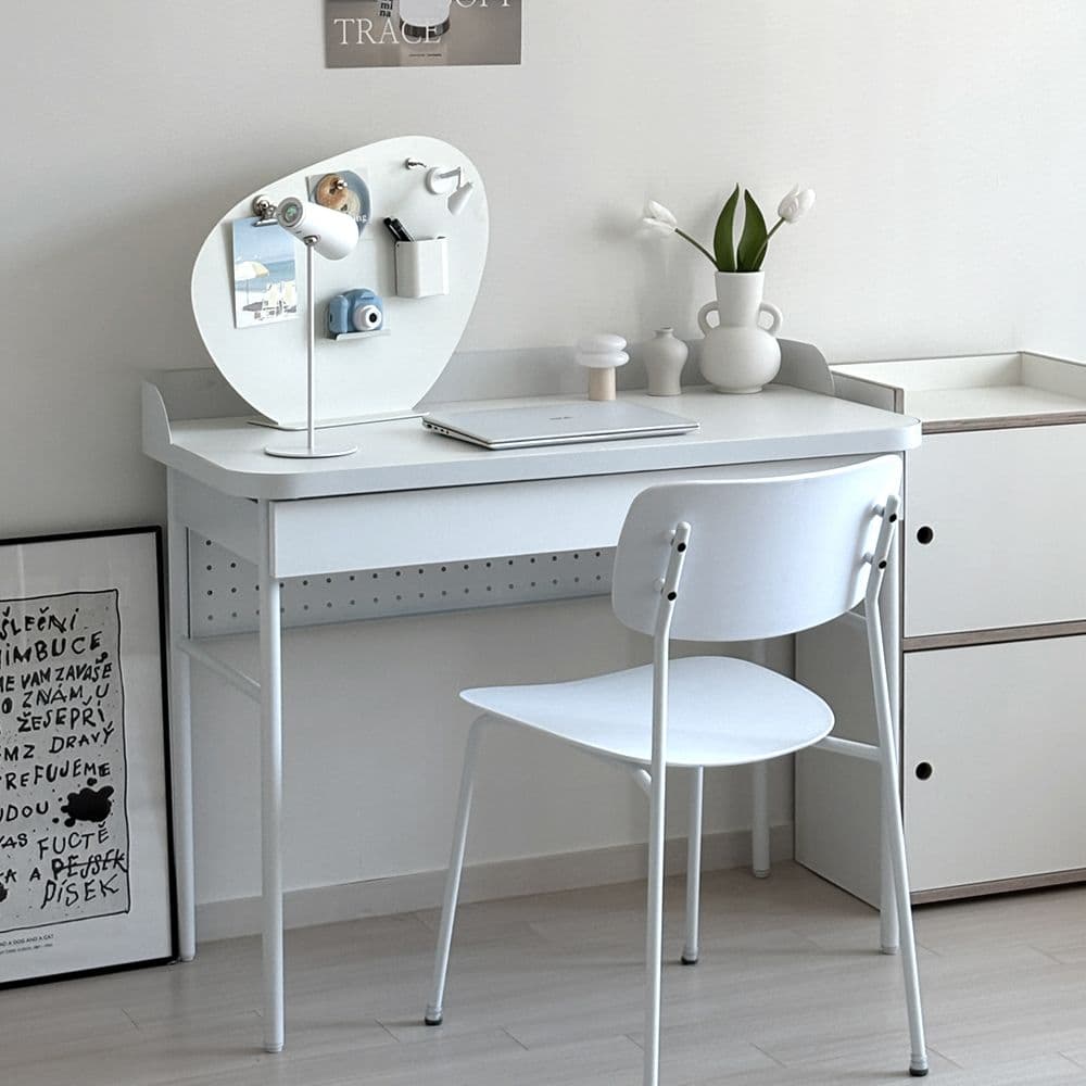 상도가구 두잉데스크 1000 화장대 테이블 책상 서랍 콘솔 화이트 원룸