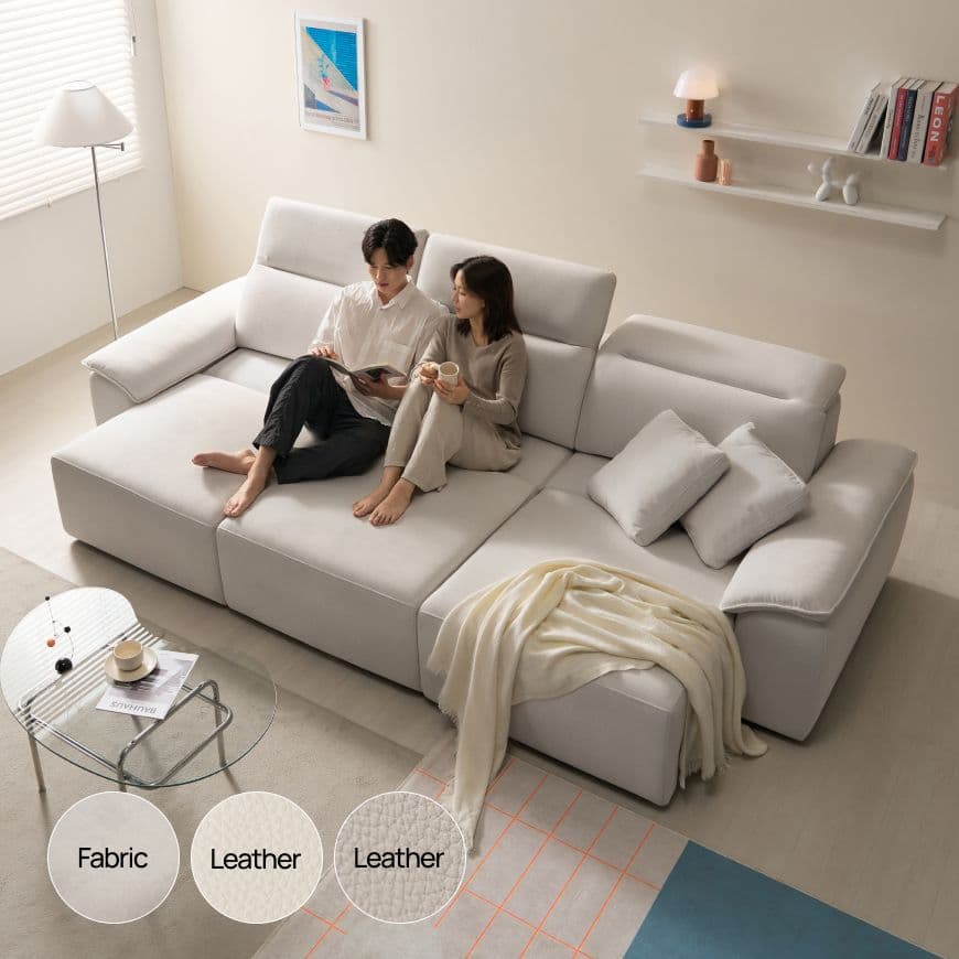 한샘 씨엘로 씨네드 모션 슬라이드 리클라이너 소파 4인용