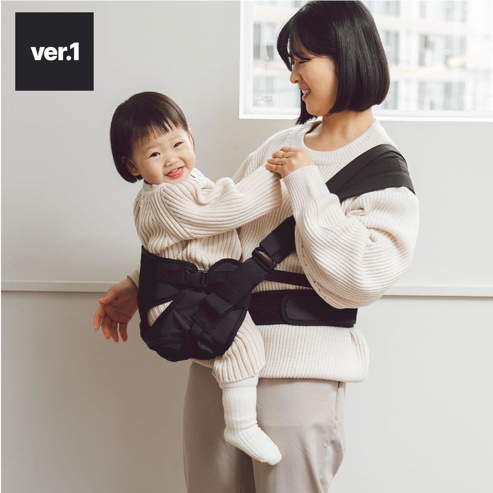 모롤리 베어허그 힙시트 사이드백 ver.1 울트라블랙
