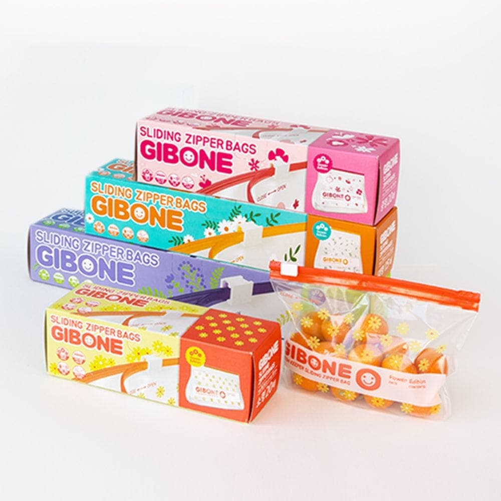 기본에 스탠딩 슬라이드 지퍼백 프레시키퍼 2팩+2팩 골라담기(소/중/대/특대, 총4팩)