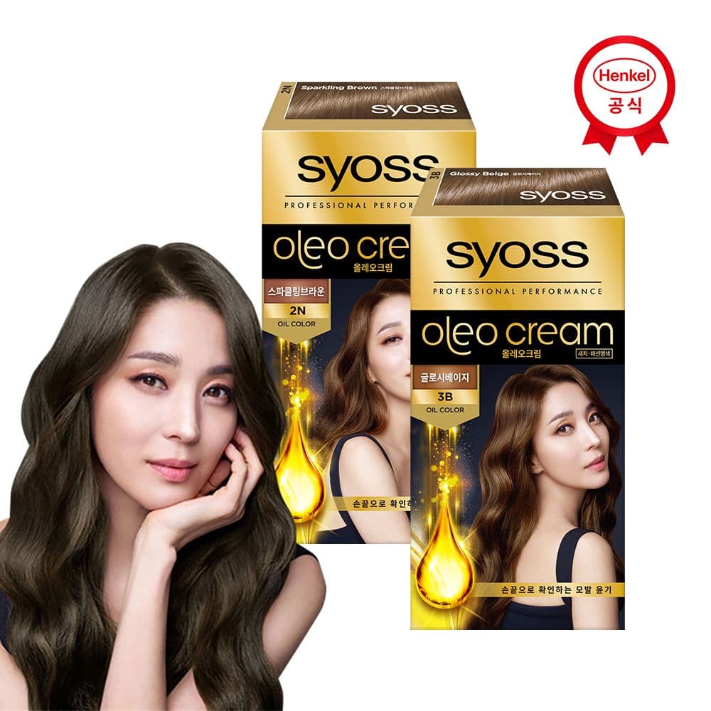헨켈 사이오스 올레오 새치염색약(선택) x 2개