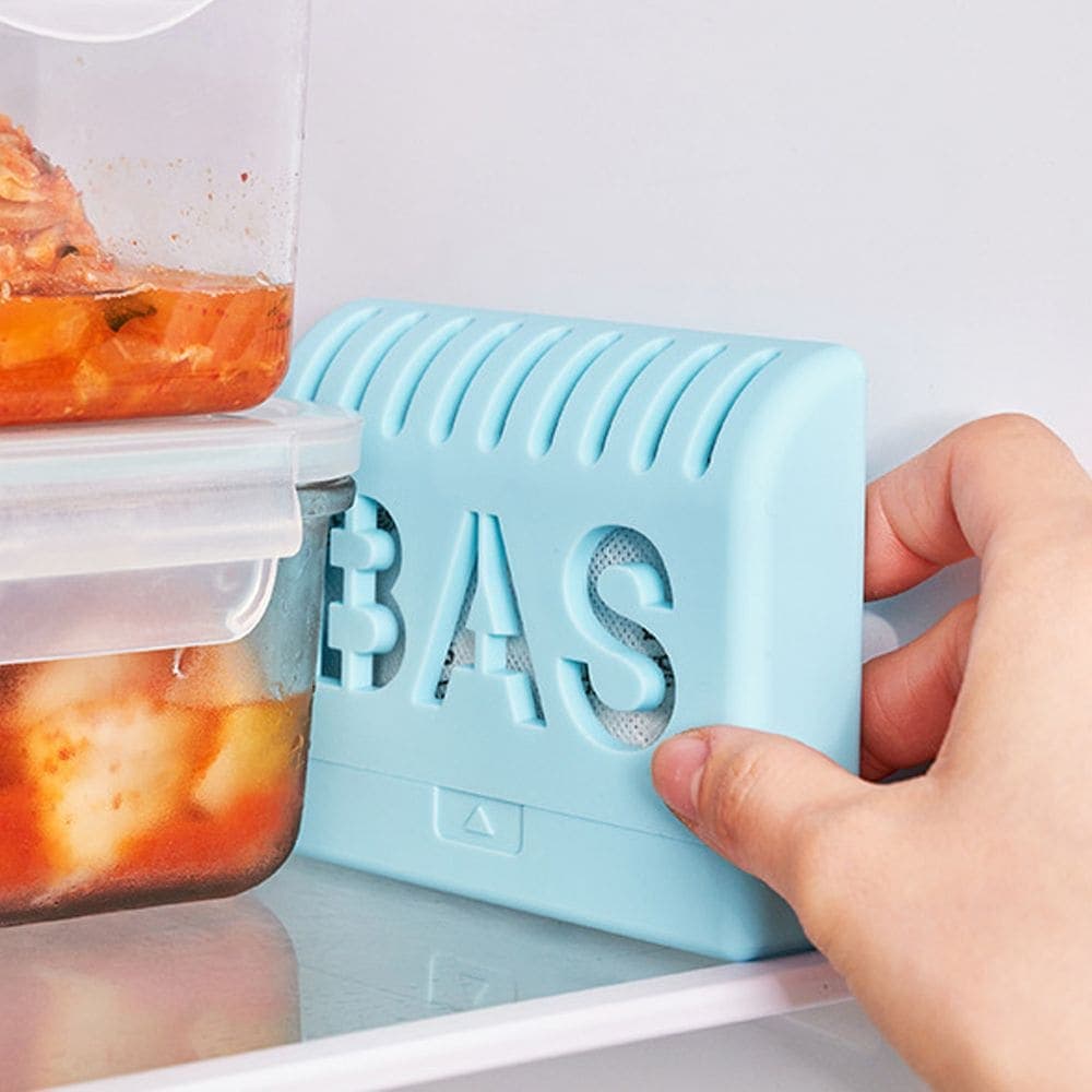 BAS 냉장고 탈취제 + 리필 1개(3개입) / 김치냄새 음식냄새 제거