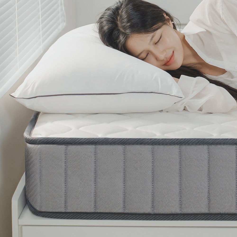 모노그루브 허리가 편안한 포켓 독립스프링 롤팩 매트리스 S/SS/Q 2color