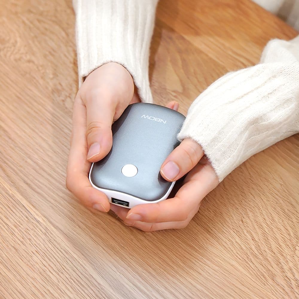 엔보우 충전식 손난로 보조배터리 5000mAh 핸드워머 핫스톤