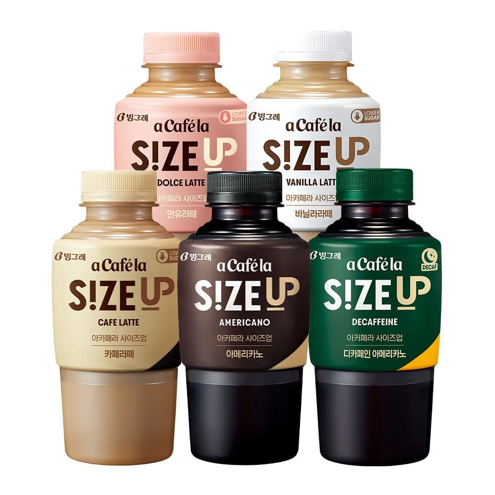 빙그레 아카페라 사이즈업 5종 350ml*20입