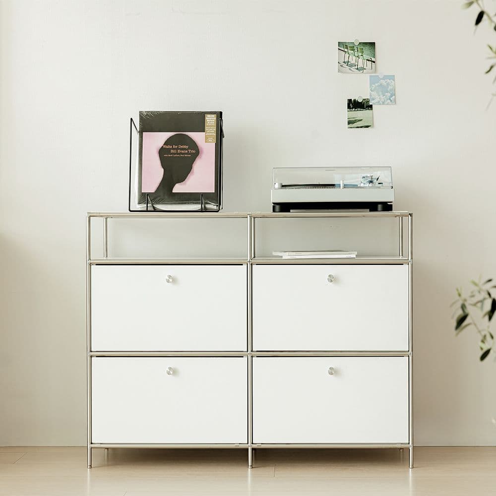 레이아웃 스튜디오 레이어 미드센추리 모듈 철제 수납장 서랍형 600/800/1200