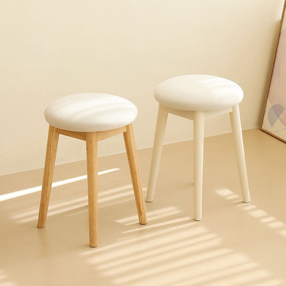 지엠퍼니처 오닐 원형 원목 스툴