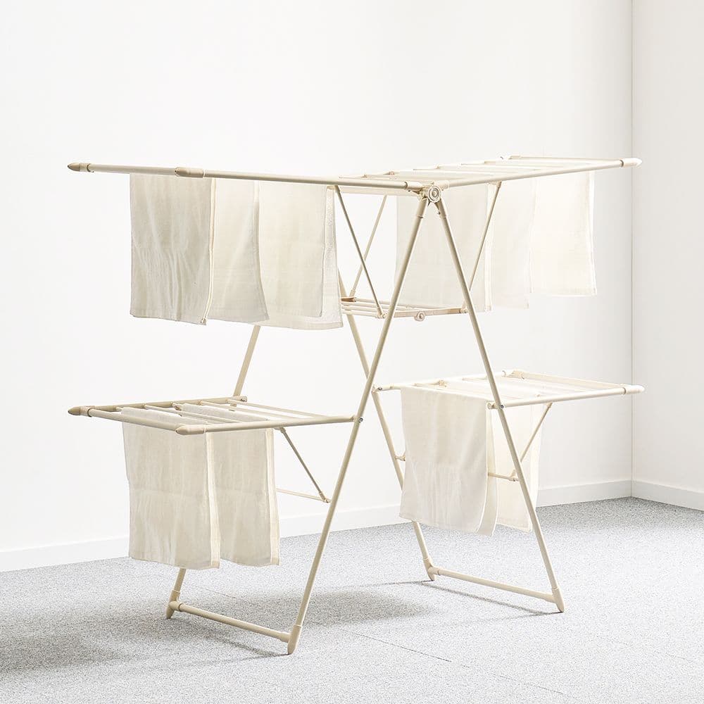 홈앤미 튼튼한 접이식 대형 4단 빨래건조대 이불건조대