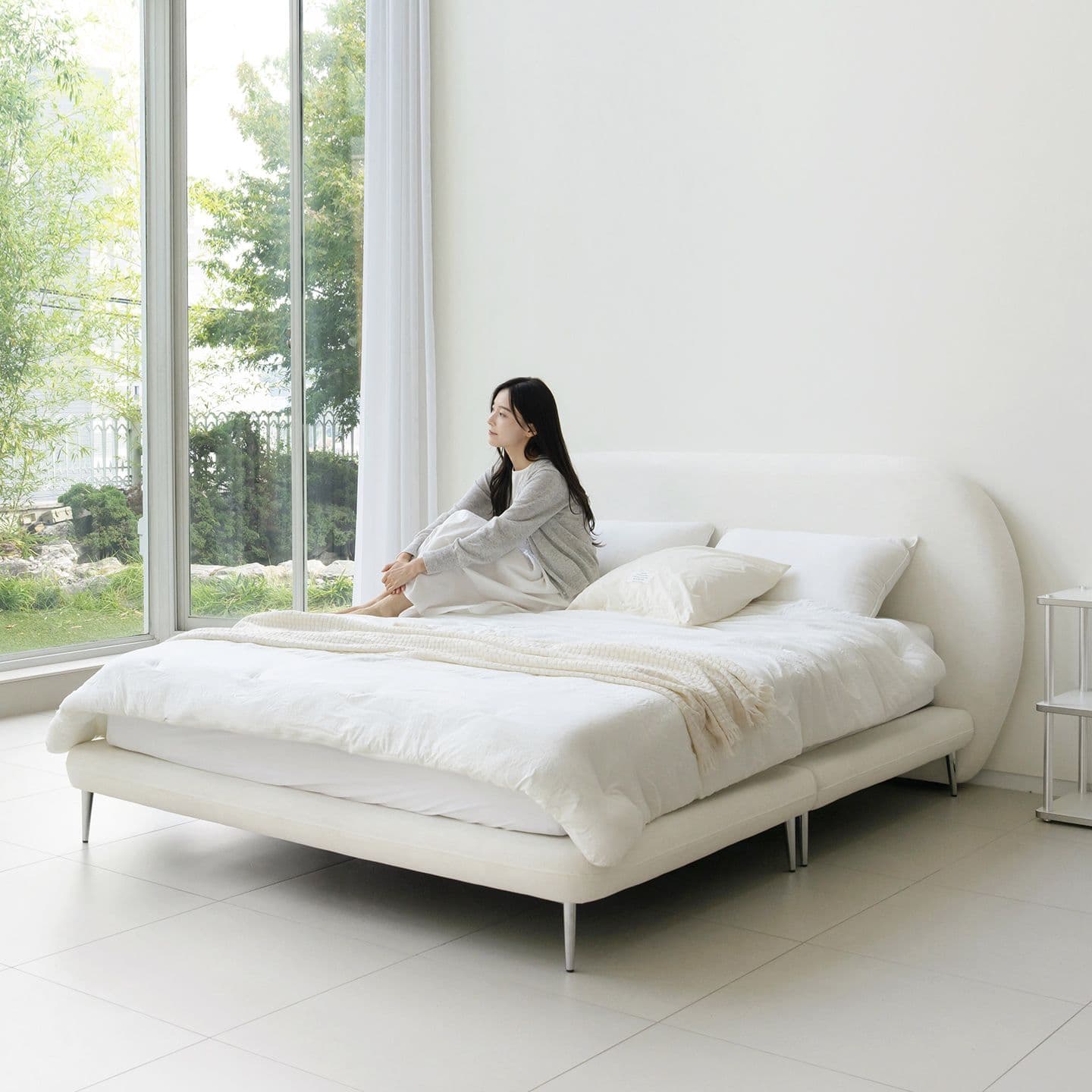 데일리리빙 까유 갤럭시 패브릭 침대프레임 SS/QK/LK