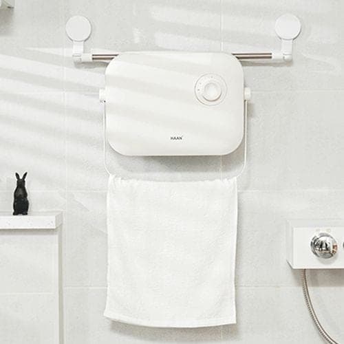 한경희생활과학 무타공 벽걸이 가정용 화장실 PTC온풍기 욕실 난방기 전기히터 HAAN-MP600C
