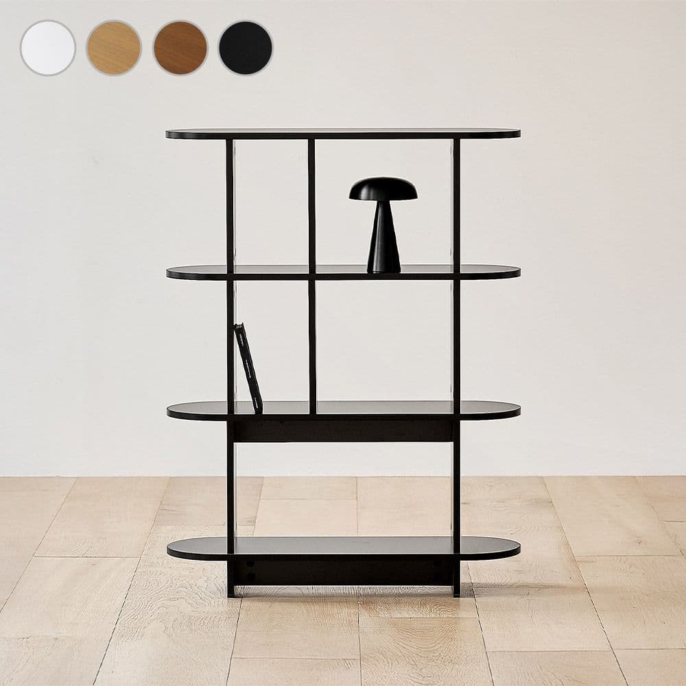 룸앤홈 [오늘의집 단독] 발트 라운드 주방 거실 수납장 선반 800/1000 4단 - 최저가 67,915원