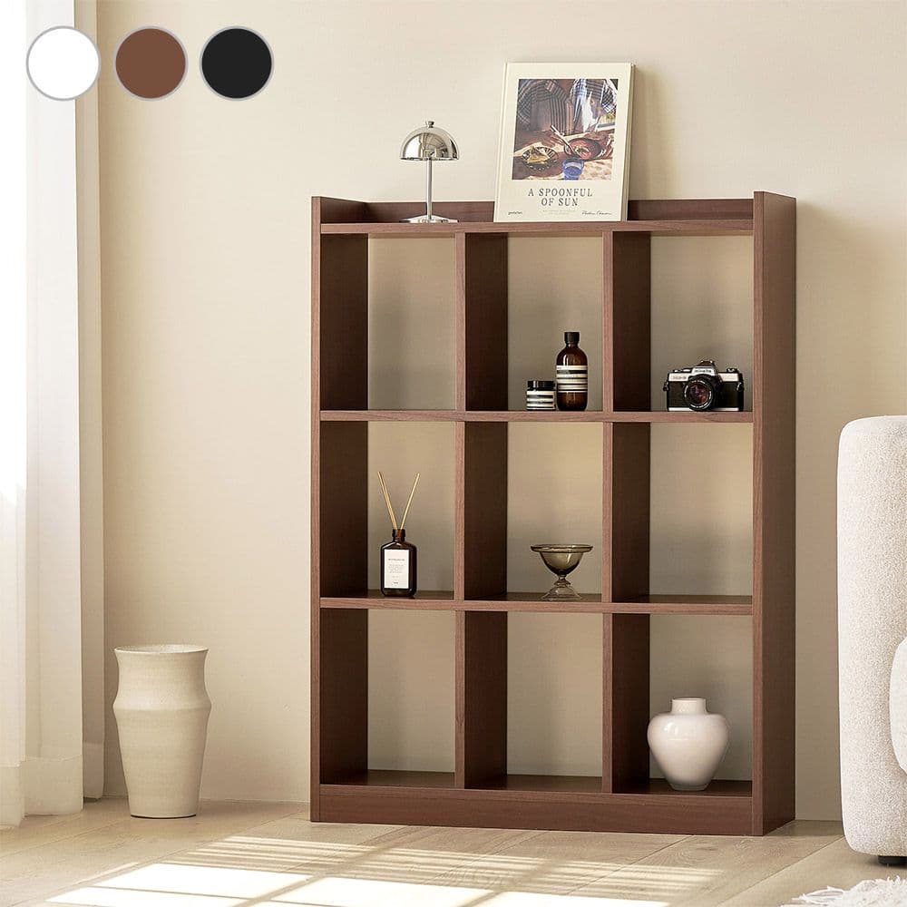 룸앤홈 발트 오픈책장 3단 9칸 책장 3x3 - 최저가 101,150원