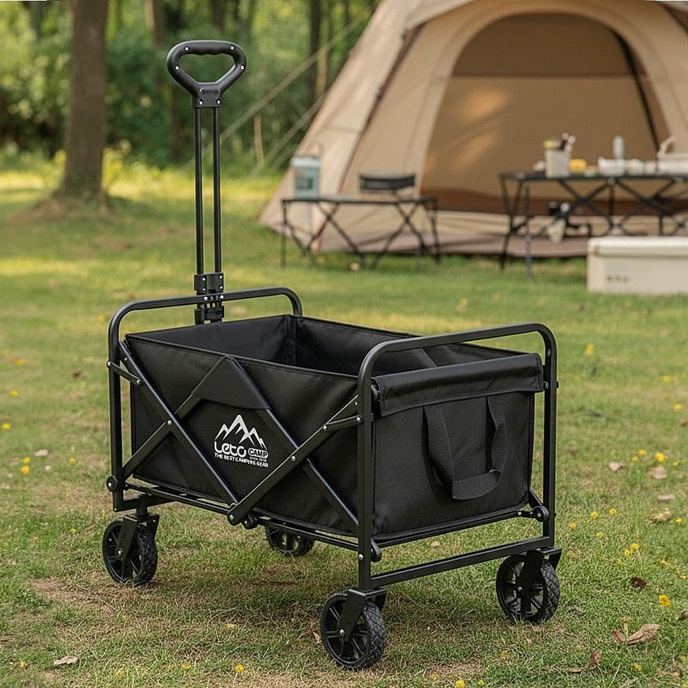 레토 접이식 캠핑 웨건 카트 이동식 폴딩