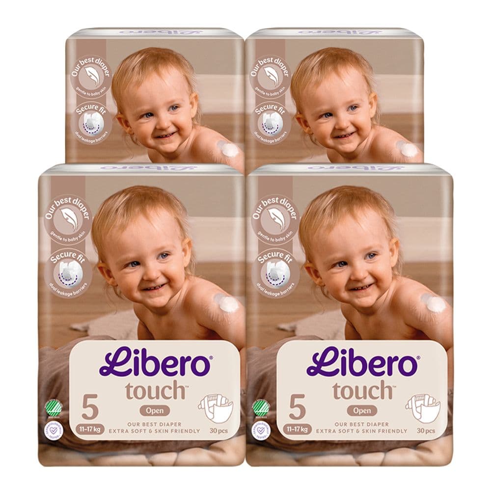리베로 터치 밴드형 기저귀 5단계 30매 4팩
