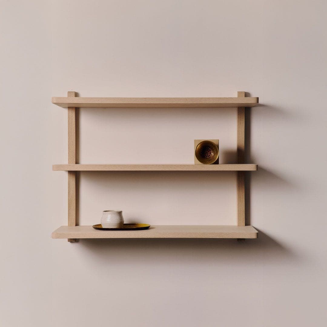 더레인 The Lane 핀 화이트 오크 벽선반 3sizes - 최저가 99,000원