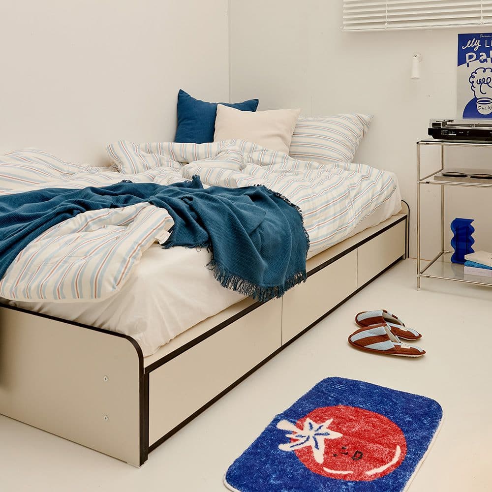 트루베퍼니처 코너라인 엣지 무헤드 서랍형 침대 SS/Q - 최저가 159,600원