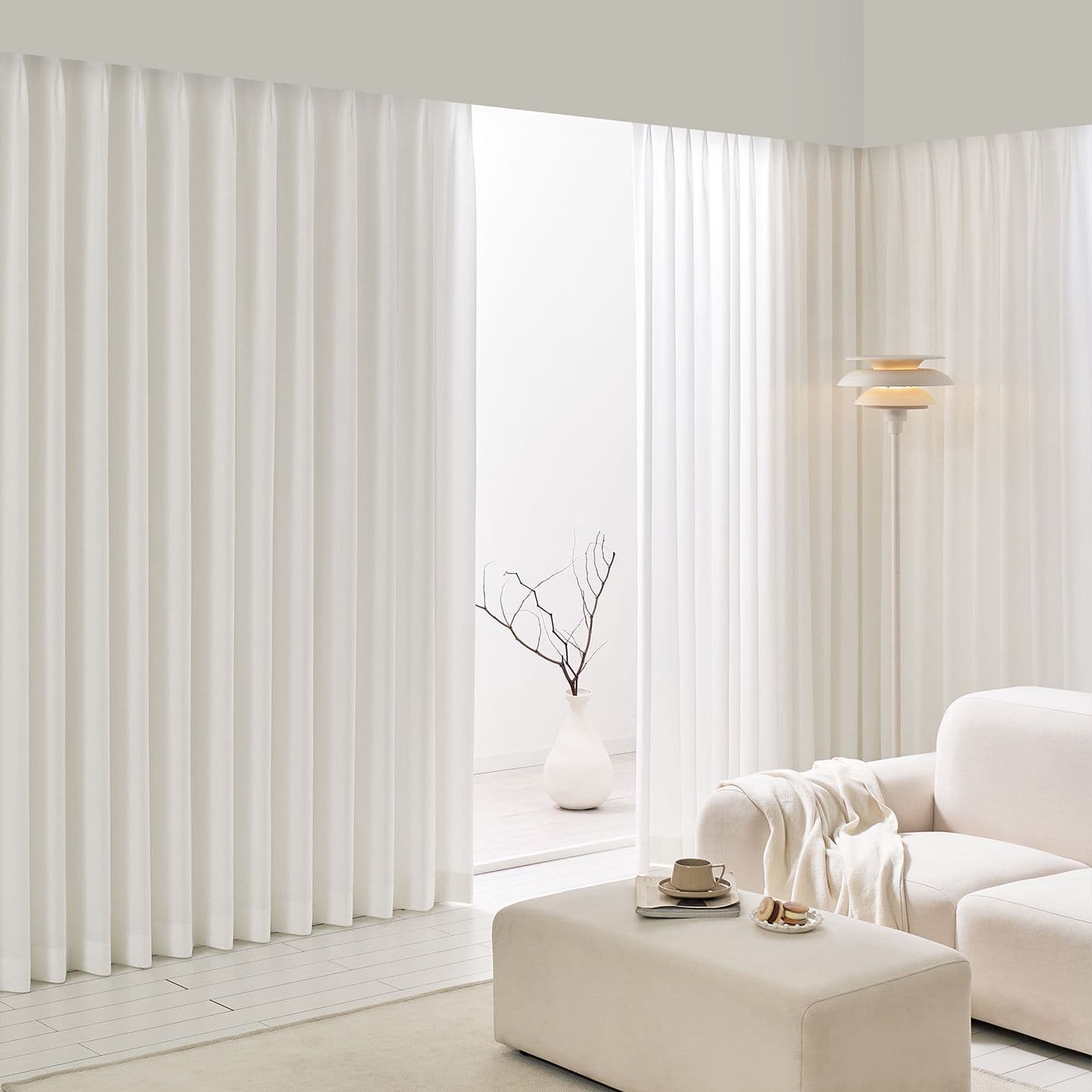 마요하 호텔식 형상기억+나비주름 쉬폰/린넨 속커튼 5type - 최저가 25,000원 (50% 할인)