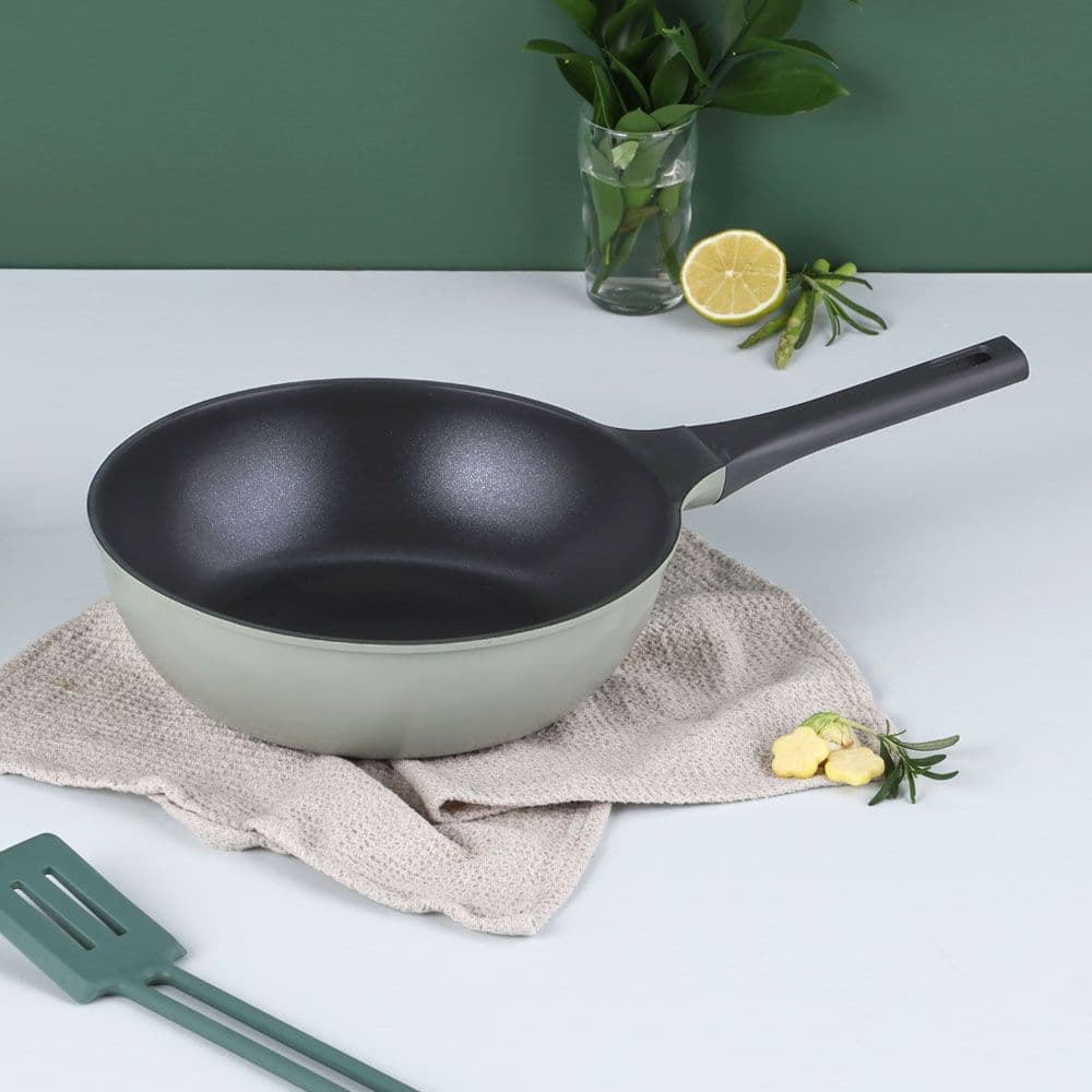키친플라워 세이지 인덕션 주물 궁중팬 24cm
