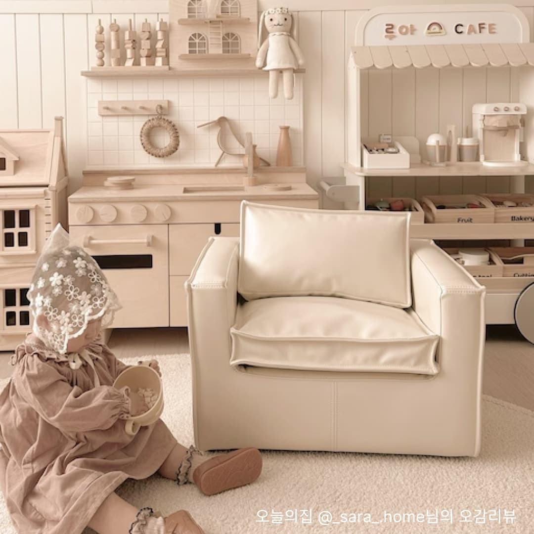 홈앤힐 코노 생활방수 이지클린 가죽 아기쇼파