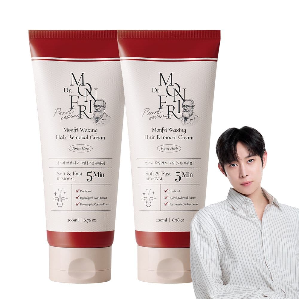 먼프리 판텔라 민감성 왁싱 제모 톤업 크림 200ml 2개입