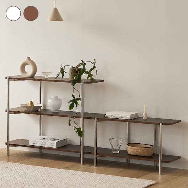 룸앤홈 발트 스텐 선반 800/1000 3단 - 최저가 50,065원