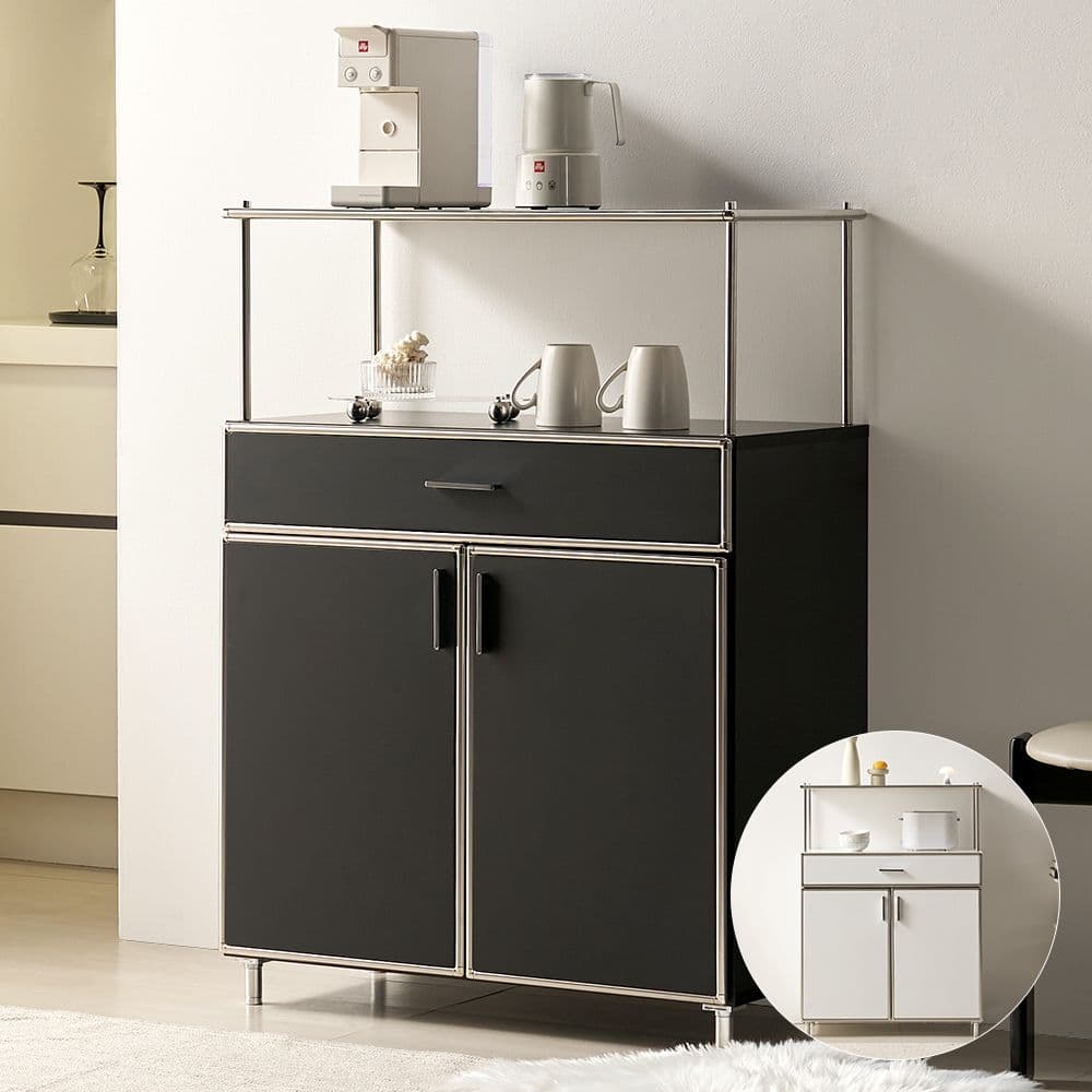 이안가구 플로엔 모드 미드센츄리  800 선반 수납장 2colors (일반형/선반형) - 최저가 197,000원