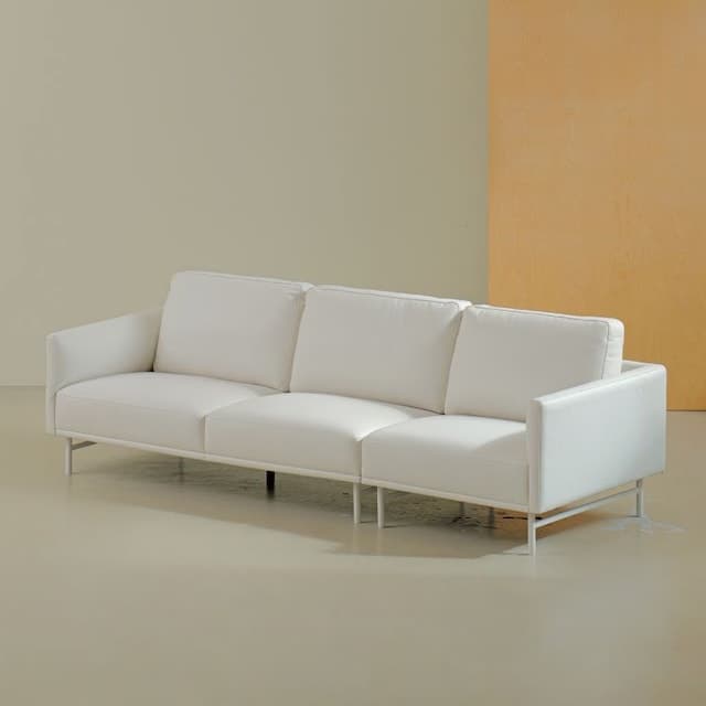 오늘의집 layer 페이브 가죽 4인 소파