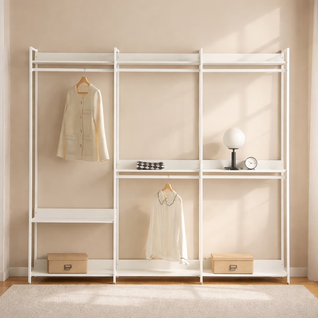 동서가구 아르떼 시스템 스틸 드레스룸 2400 / 5단 행거