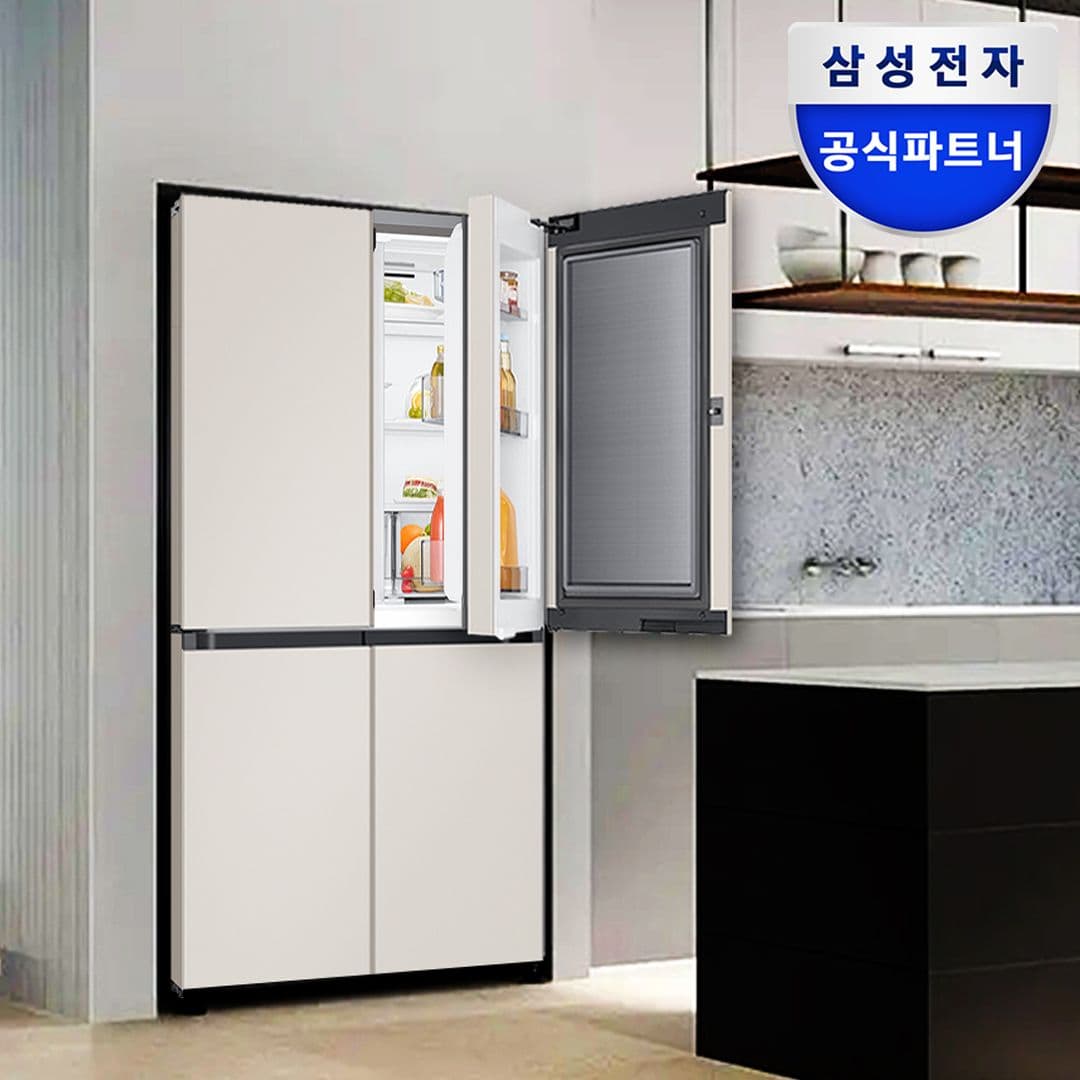 삼성전자 삼성 비스포크 Ai 냉장고 1등급 4도어 RM70F90M1GD 푸드쇼케이스 - 최저가 2,290,004원