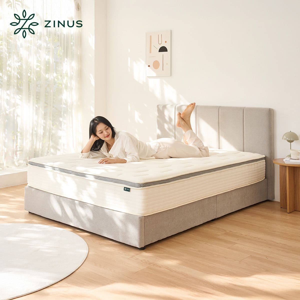 지누스 얼티마 하이브리드 스프링 매트리스