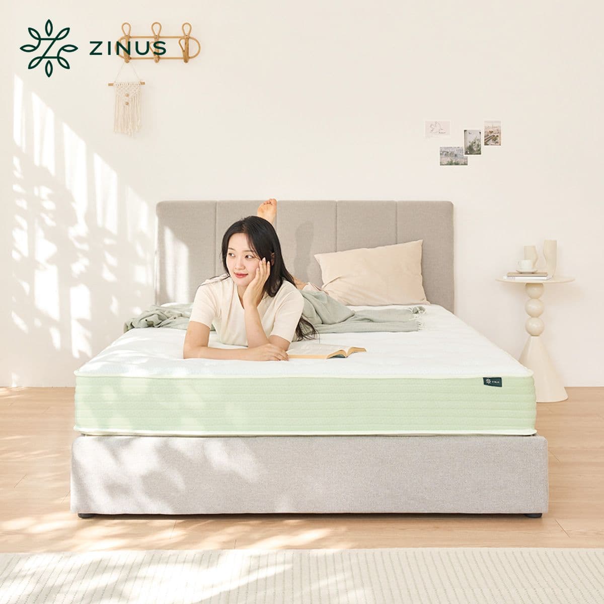 지누스 그린티 하이브리드 스프링 매트리스 (25cm)