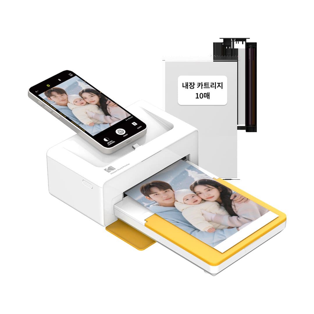 코닥 도크2 PD460(카트리지 10매 내장) 가정용 포토프린터