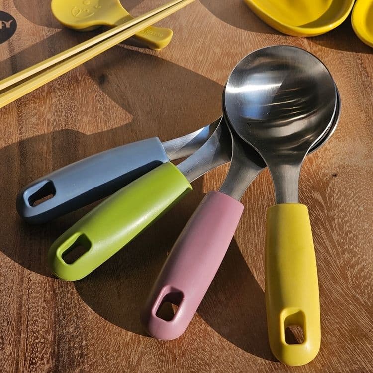 스토리로드 국산 아담스 라면 국자 대형 숟가락 서빙스푼