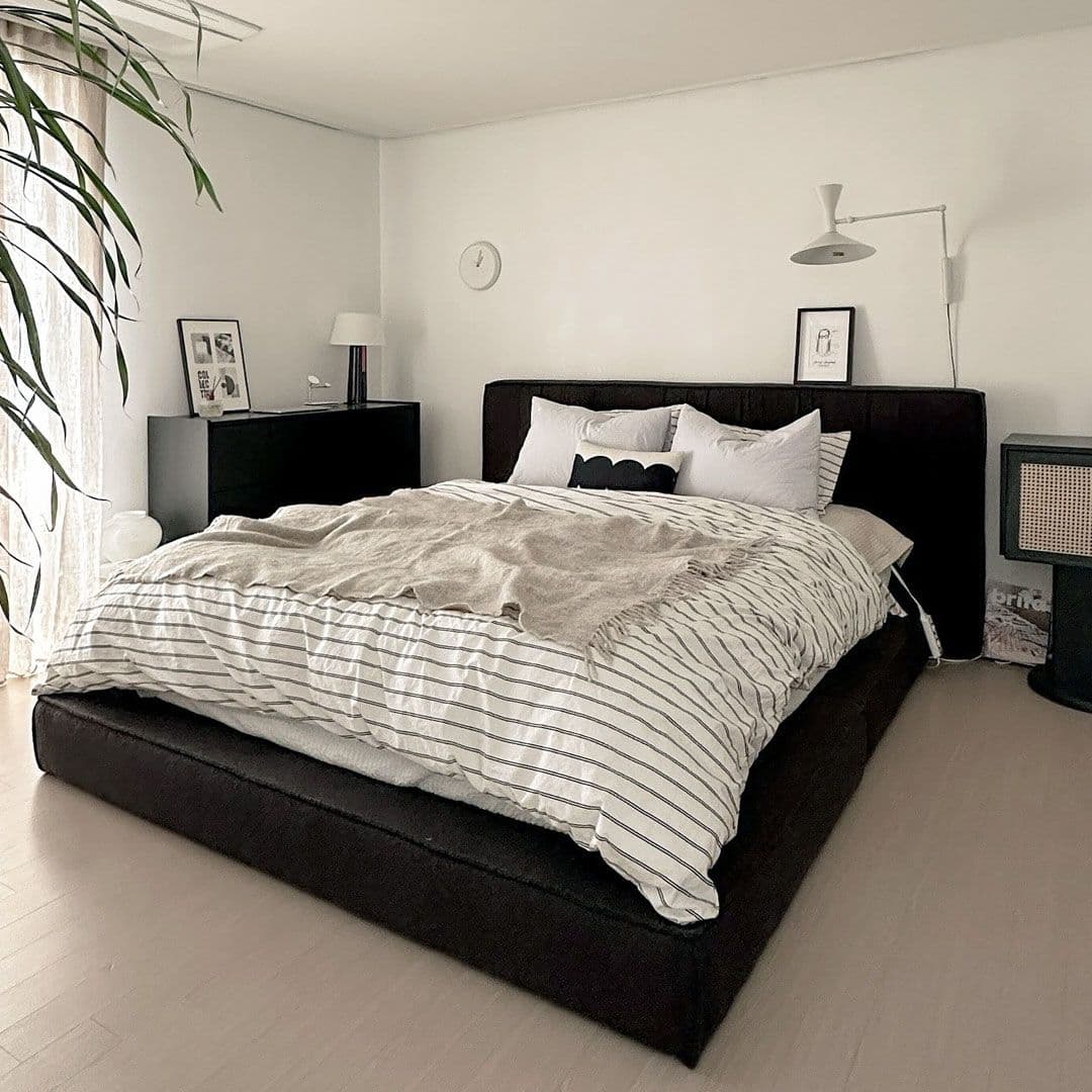 보보 무이 패브릭 BED 침대프레임 헤드보드 파운데이션 높이선택 - 최저가 340,000원