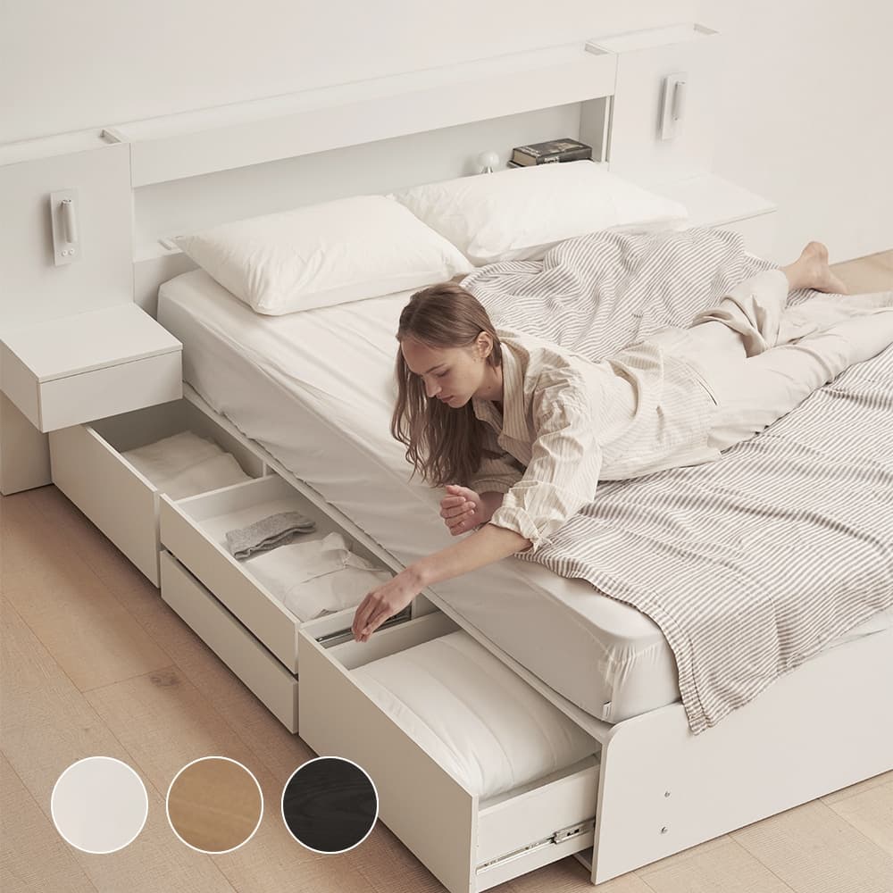 먼데이하우스 아임빅 수납형 침대프레임 - 최저가 159,000원 (68% 할인)